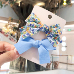 2 tk/komplekt Lilled Beebi Juukseklambrid Kaarud Laste Juukseklambrid T&uuml;drukutele Laste Juuksen&otilde;el Haarspeldjes Barrettes Beebide Juuste Aksessuaarid sinine