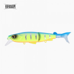 KINGDOM Mitme liigendiga kalap&uuml;&uuml;gi landid 120 mm ujuva pinnaga k&otilde;va s&ouml;&ouml;daga Minnow Swimbait voblerid, pehme T-sabaga lant