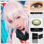 AMARA 1 paar AYY seeria Cosplay pehmev&auml;rvilised kontaktl&auml;&auml;tsed silmad, kosmeetilised Halloweeni kontaktl&auml;&auml;tsed sinine