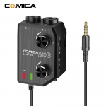 CoMica LINKFLEX AD3 Kahe kanaliga XLR/3,5mm/6,35mm-3,5mm heli eelv&otilde;imendi mikser/adapter/liides must