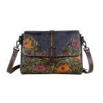 Naiste kott K&auml;sitsi valmistatud reljeefsed ehtsast nahast &otilde;lakotid Vintage esimese kihi veisenahast p&otilde;ikkotid