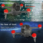 4 tk/komplekt mootorikatte korki DJI FPV droonile, kaitsev tolmukindel kork DJI FPV drooni lisatarvikutele