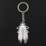 Moodne 30 mm v&otilde;tmehoidja metallist v&otilde;tmehoidja v&otilde;tmehoidja ehted antiikne pronksiga kaetud suvine tsikaadi 62x33 mm ripats h&otilde;be