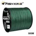 Fishing King 500M 9X p&otilde;imitud &otilde;ngen&ouml;&ouml;r multifilament 100% PE n&ouml;&ouml;r punutud &otilde;ngen&ouml;&ouml;r 6.0-0.4mm-100lb