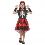 T&uuml;drukute surnute p&auml;eva printsessi kost&uuml;&uuml;mide luukere Halloweeni lastele, laste kleit S