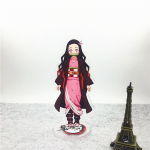 M&auml;ng Anime Demon Slayer Blade Nidou Tanjiro Akr&uuml;&uuml;l Cosplay tegelaskuju akr&uuml;&uuml;list figuurialus, maalitud lauakaunistus, kaunistus kingitus