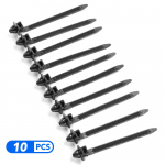10 tk autokaabli kinnitussidemed nailonist mustast autost auto kaablirihm Push Mount Traat sideme kinnitusklambri klamber