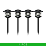 1/2/4/6/8 tk LED-p&auml;ikeseraja tuled veekindlad v&auml;listingimustes kasutatavad p&auml;ikesemuruvalgustid aiamaastiku tee jaoks. &Otilde;ue sise&otilde;ue s&otilde;idutee k&otilde;nnitee 4 PCS valge