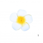 Naiste v&otilde;ltsmuna Plumeria lilleline juukseklambri aksessuaarid Hawaii peo pulmade Barrette juuste aksessuaarid white