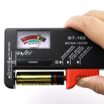 BT-168 AA/AAA/C/D/9V/1,5V patareid Universaalne n&ouml;&ouml;pelement Patarei v&auml;rvikoodiga arvesti n&auml;itab Volt Tester Checker BT168 Toide BT-168