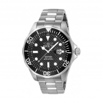 Invicta Pro Diver Black Dial Quartz Diver's 12562 200M Meestekell must