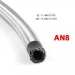 AN4 AN6 AN8 AN10 punutud k&uuml;tusevoolik roostevabast terasest &otilde;li bensiini piduritoru &otilde;livooliku voolik auto mootorratta bensiinitoru torule AN8