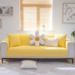 1 tk Four Seasons diivanikate libisemisvastane diivanir&auml;tik &Uuml;ldised diivanikatted elutoa sisekujunduseks 70x70cm 1pcs kollane