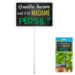 Les Tr&eacute;sors De Lily [R2301] &ndash; metallist aiatahvel  S&otilde;numid  (Mis kell on Madame Persil?) - 22. 5x12 cm roheline