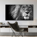Aafrika L&otilde;vi Leopard N&auml;o l&otilde;uendimaalid Seinakunst plakatid ja v&auml;ljatr&uuml;kid Loomad Elevandi Tiiger Kunstpildid elutoa sisekujunduseks 60cm&times;120cm NoFrame