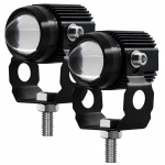 2 tk Mootorratta LED s&otilde;idutule udutulelatern kahev&auml;rviline 6000K valge 3000K kollane 60W LED kohtvalgusti 2Pcs must