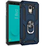 Samsung Galaxy J6 A6 2018 J600F / J6 J4 Plus J610F Prime Case kahekihilise s&otilde;jalise soomus&uuml;mbrise magnetr&otilde;ngaga aluse k&otilde;vakaane jaoks For Galaxy A6 2018