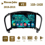 9-tolline 2-din Androidi autoraadio multimeedia videopleier GPS-navigatsioonis&uuml;steem Nissan Juke YF15 2010-2014 peakomplektile 1+16 GB