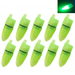 10 tk &Ouml;&ouml;p&uuml;&uuml;gi LED-valgusega helendavad pulgad Twin Bells kalastuss&ouml;&ouml;da alarmid Pointed Head