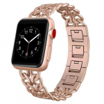 Roostevabast terasest rihm Apple Watchi UItra jaoks 49mm 8 7 6 5 4 45mm 41mm 40mm 44mm Rihma metallist lingid K&auml;ev&otilde;ru iwatch seeriale 42mm 38mm for 38mm 40mm 41mm roosa kuldne v&auml;rv