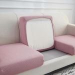 Modal Jacquard diivani istmepadja kate Tooli istmekate Stretch eemaldatavad diivanikatted elutuppa 1/2/3/4 istekohaga Back cushion cover roosa