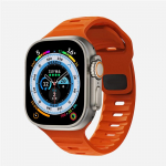 Spordirihm Apple Watch Ultra 8 7 seeria 49 mm 45 mm pehmest silikoonkummist kellarihm iWatchi jaoks 6 5 4 3 2 1 42 mm 44 mm k&auml;ev&otilde;ru iWatch 49mm