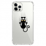 Cartoon Cute Cat p&otilde;rutuskindel telefoni &uuml;mbris iPhone 12 13 Mini 11 Pro Max Xr X Xs Max 7 8 6 6s Plus Se 2020 l&auml;bipaistev pehme tagakaas For iphone 6 6S