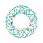 1 tk Dekompressioonm&auml;nguasja mustriga korv T&auml;iskasvanute stressivastane m&auml;nguasi Laste pusle terass&otilde;rmus sensoorne m&auml;nguasi ZH