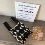 Yogodlnsi suvine silmkoeline rannakott naistele kudumine v&otilde;rkkangast v&auml;ike k&auml;epidemega kott Naiste kandiline &otilde;lakott Moodne k&auml;ekott 20x22cm must