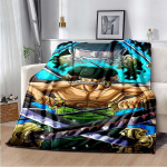 Anime &uuml;hes t&uuml;kis 3D prinditud kunst fliisist tekk vooditele Matka piknikule paks tekk Moodne voodikate fliisist tekk 150x200cm