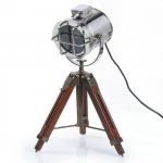 Vintage kodukaunistus Antiikne lauavalgusti statiivistatiiv Search Light Nautical