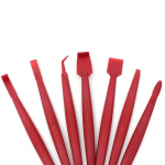 new 7Pcs Scraper Tools Car Accessories Squeegee Vinyl Wrap Film Edge-closing Tool For Automobile Scraper Tools Auto punane