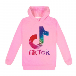 Laste kapuutsiga topsid Kevad-s&uuml;gis Tiktok Hoodies Pullovers vabaajar&otilde;ivas 100cm roosa