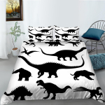 Dinosaur seeria kodu voodipesu komplekt tekikate ja padjap&uuml;&uuml;r AU King, &uuml;he-/kaheinimesevoodi t&auml;issuuruses kodukaunistus Baby 100x135cm