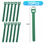 Fonken 10/40 tk Vabastatavad kaabliorganisaatori sidemed Hiire k&otilde;rvaklapid Juhtmete haldamine Nailonist juhtmek&ouml;idikud Korduvkasutatav aas r&otilde;ngas Lint Rihmad Lips 10PCS must