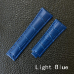 20 mm Must Roheline Pruun Sinine Punane Valge Oranž Ehtsast nahast kellarihm Rolli kellarihma jaoks Daytona Submariner GMT DATEJUST rihm Without Clasp