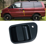 Auto vasakpoolne v&auml;limine l&uuml;kandukse k&auml;epide V&auml;limine v&auml;lisukse k&auml;epidemed Mitsubishi Delica L400 jaoks 1994-1995 1996 1997 1998 gray