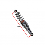2 tk Mootorratta tagumised amortisaatorid vedrustus ATV Gokart jaoks Elektrijalgratta h&uuml;drauliline reguleeritav tagumine mootorratas 25cm A