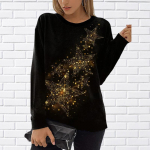 Naiste s&uuml;gistopsid Lahtine kassile s&auml;delev Pentagrammiprintiga Kausaalne pikkade varrukatega T-s&auml;rk top pluus XS sinine