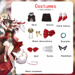 Collapse Star Dome Railway M&auml;ng Cos Ting Yun Sister Cosplay Naine Stop Cloud Fox Deemon Anime COS XS punane
