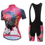 Professionaalne suvine l&uuml;hike ratsutamine jalgrattaga s&otilde;itmiseks m&otilde;eldud r&otilde;ivaste komplekt naiste spordis&auml;rgid, &uuml;likonnad S