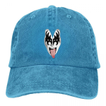 The Demon Kiss Band Gene Simmons Aksessuaarid Unisex naiste pesapallim&uuml;ts Distressed Wased M&uuml;tsid M&uuml;ts Klassikaline reguleeritav Snapback Cap One Size