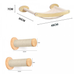 Seinale kinnitatav kassi v&otilde;rkkiik koos kriimustuspostidega 3-osaline komplekt