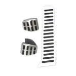 Auto pedaali kate VW Jetta Mk5 Golf 5 6 Scirocco Rabbit EOS Tiguan jaoks Seat Altea Leon Toledo jaoks Skoda Octavia A5 Superb Yeti jaoks MT No Rest