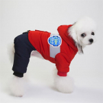 Veekindlad talvised lemmikloomakoerariided, soojad lemmikloomade sulemantel jakk Jumpsuit kutsikate riided v&auml;ikesele koerale kost&uuml;&uuml;mile Chihuahua Ropa Perro M punane