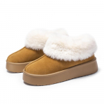 2023. aasta uued suured lumesaapad, soojad naiste puuvillased kingad paksu tallaga naiste kingade arvu suurendamiseks 36 must