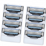 Kvaliteetsed 8 tk/partii žiletiterad, &uuml;hilduvad Mache 3 raseerimismasinaga meeste n&auml;ohooldusvahenditega