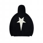 Grunge vintage fliisist kampsun Streetwear kapuuts Naiste Korea mood Hip Hop Star Print Oversize kapuutsiga dressipluus Paari talveriided S must