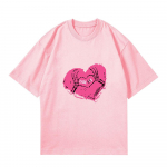 GIDLE I Feel T-s&auml;rk (G)I-DLE I Am FREE TY R&otilde;ivad F&auml;nnid NEVERLAND T-s&auml;rk Naiste Unisex Kpop Mood Suvised l&uuml;hikeste varrukatega T-topid 2XL