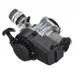 49cc 2-taktiline mootorratta mootor koos &otilde;hufiltriga karburaatoriga jalgratas Mini Dirt ATV Quad must